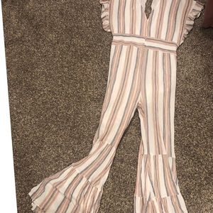Bell bottom romper